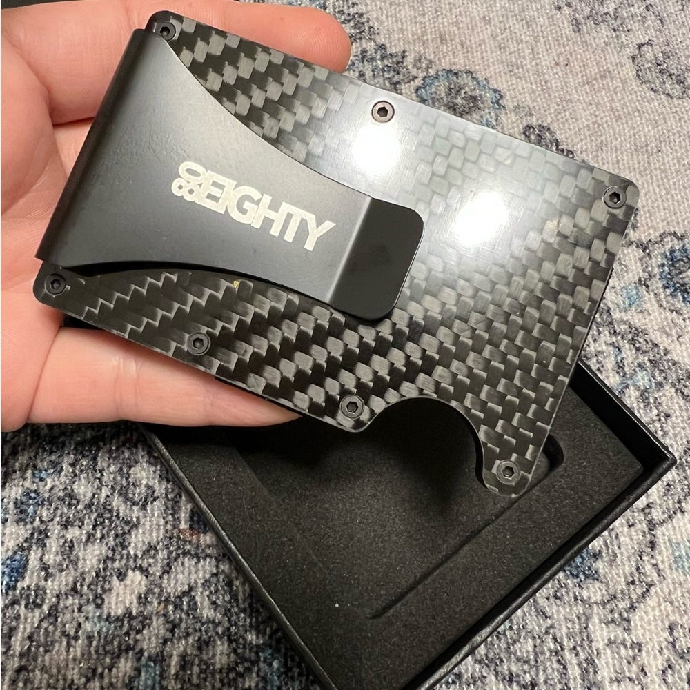 New 80Eighty® Carbon Fiber Wallet